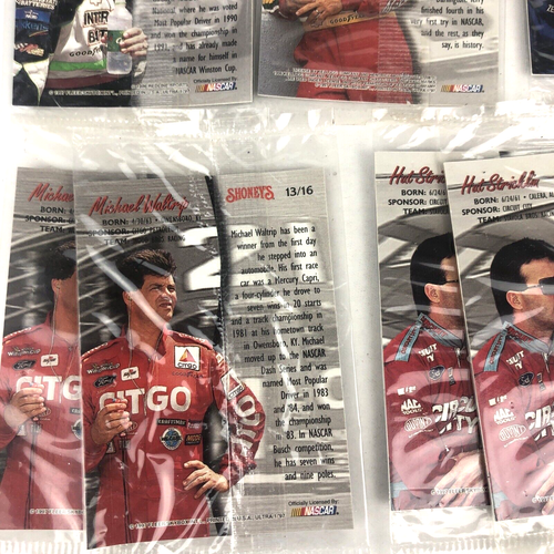 Nascar Race Cards Shoney's Special Fleer Ultra 1997 Factory Sealed Ephemera Vintage - Bild 14 von 16