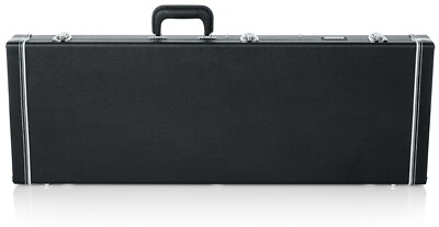 Gator Cases Deluxe Wood Case for Electric Guitars, Black - (GW-ELECTRIC)