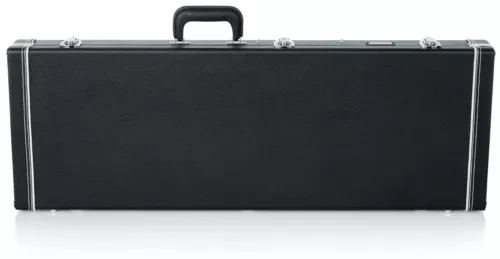 Gator Cases Deluxe Wood Case for Electric Guitars, Black - (GW-ELECTRIC)