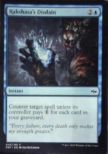 Rakshasa's Disdain - Fate Reforged: #45, Magic: The Gathering Nm R244