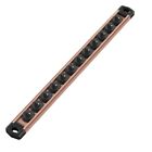 WORKPRO Magnetic Socket Organizer 1/4" Drive 12 Clips Aluminum Alloy Socket Rail