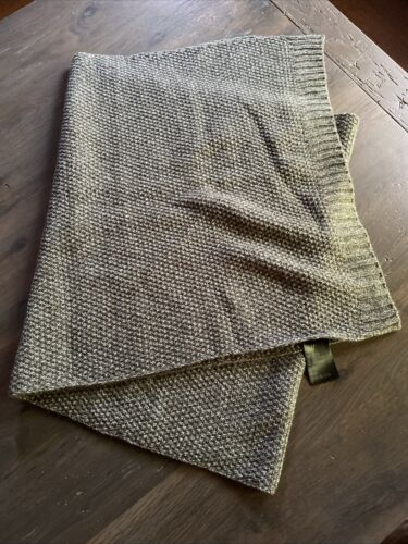 Mens H&M Gray 2-Toned Acrylic Scarf 68"X20" EUC!