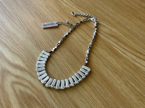 Nuevo con etiquetas Collar Gargantilla Plateado Uno de 50. - Imagen 8 de 12