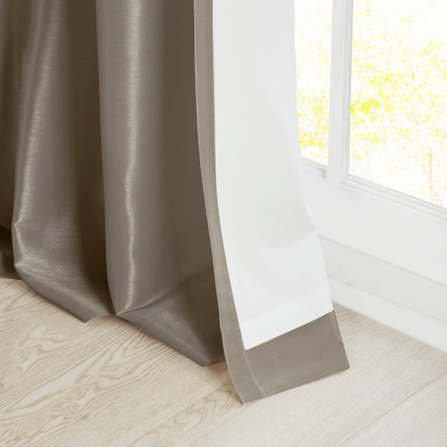 Madison Park Emilia Twist Tab Lined Window Curtain Panel Pack of 1 Window Drape - Picture 93 of 103