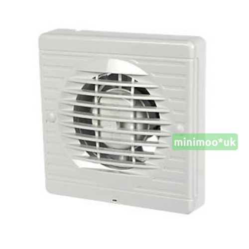 MANROSE Extractor Fan for Bathroom & Toilet 4" 100mm Exhaust Standard 11097-0001 - Picture 1 of 6