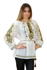 Ukrainian embroidered HANDMADE traditional ethnic blouse for ladies, vyshyvanka