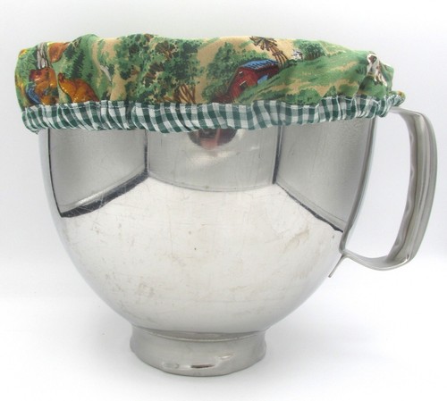 Bowl Cover Bonnet Sets and/or Mixer Covers - Cotton Breathable Machine Washable - Picture 10 of 14