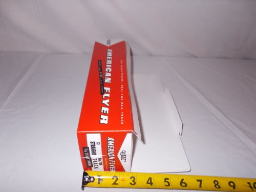 AMERICAN FLYER 700 STRAIGHT TRACK REPRODUCTION BOX ONLY NO TRACK 1956-1959 - Picture 8 of 8