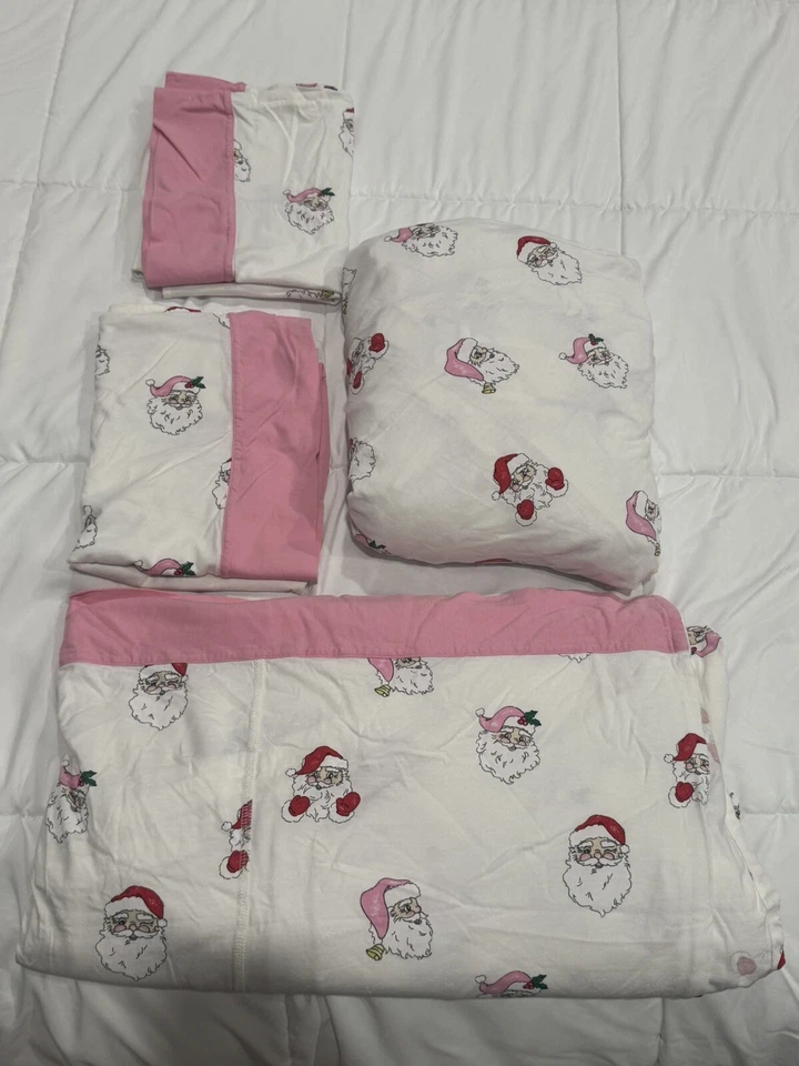 Juego de sábanas ajustadas tamaño completo The Beaufort Bonnet Collection Dear Santa Sleep Foto 2 de 2
