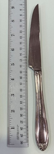 Lenox Modello Sconosciuto Fuori Produzione Acciaio Inox Coltelli Bistecca Posate Vietnam - Foto 4 di 6