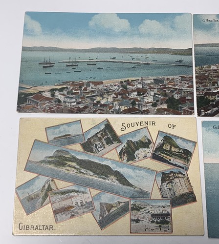 Antique Old Gibraltar 1900s RARE Postcards Birds Eye View. - Picture 2 of 8