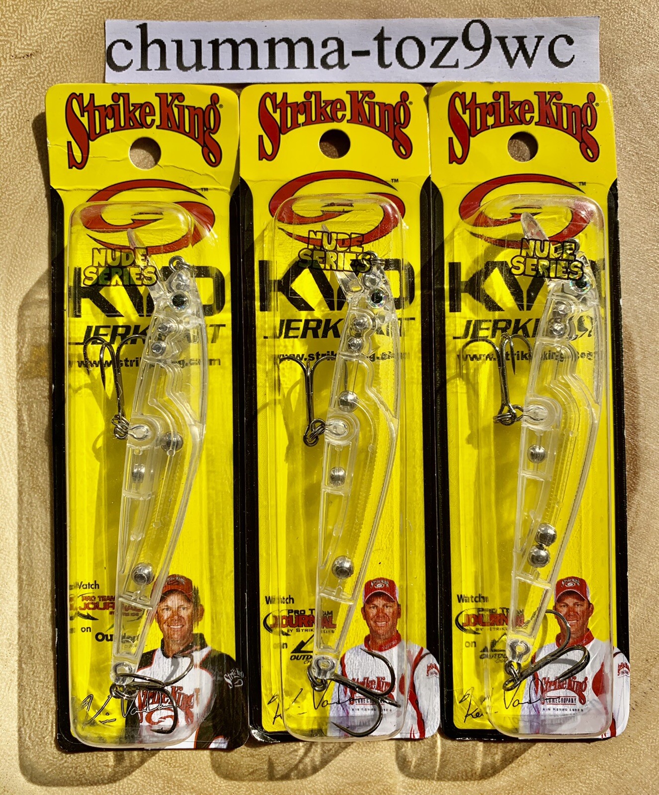 KVDJ200 (Lot Of 3) Suspending Jerkbaits, Strike King, Bass Fishing! NWT! - Image 5