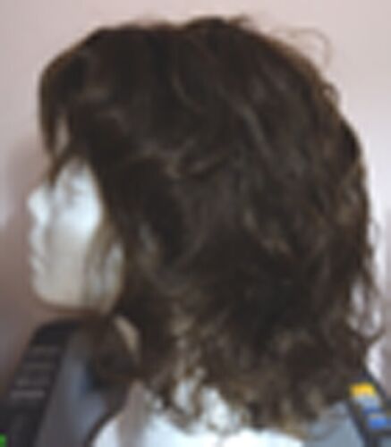 Curly 100% Remy Human Hair Lace Front Fun and Flirty Wig Medium Brown NWT - Picture 2 of 5