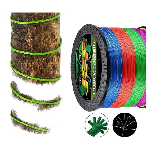 12 Strands Fishing Line 500M/100M/300/1000M Braided PE Strong Wire Multifilament - Picture 10 of 18