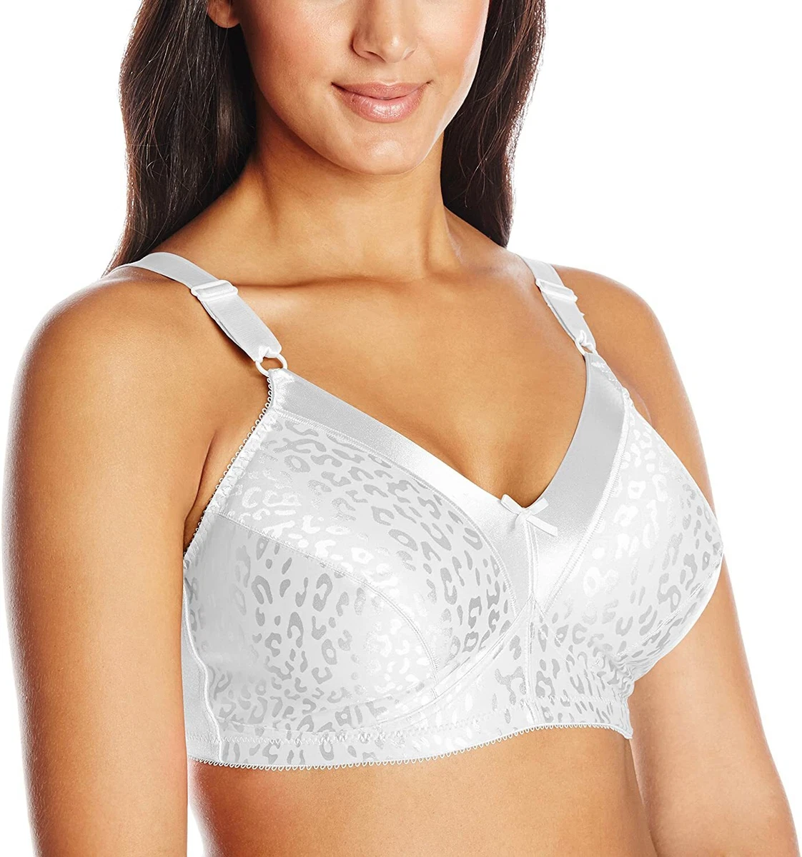 Just My Size Women's Satin Stretch Wire-Free Plus Size Bra (1960