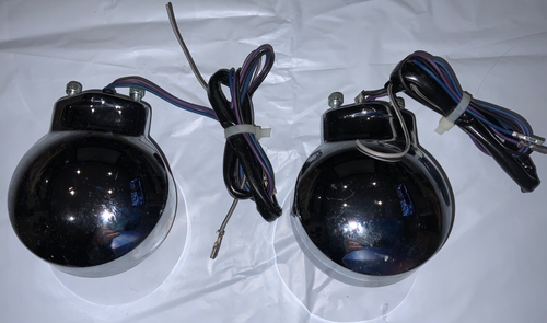 Clignotant arrière droit et gauche chromé Harley Davidson OEM - Filtre ambre - Photo 6/6