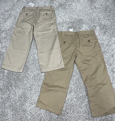 lot of 2 new childrens place khaki pants size 4 husky 4H - Picture 3 of 3