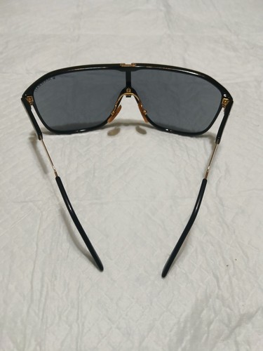 MASERATI VINTAGE MEN'S SUNGLASSES 6124 01 BLACK LENS - Picture 4 of 11