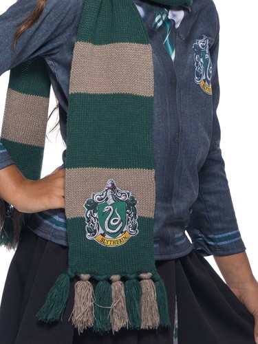Licensed Harry Potter 4 House Scarf Hogwarts Book Week Costume Accessory - Picture 9 of 9