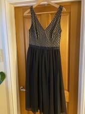 Monsoon cocktail dress Black Size 10
