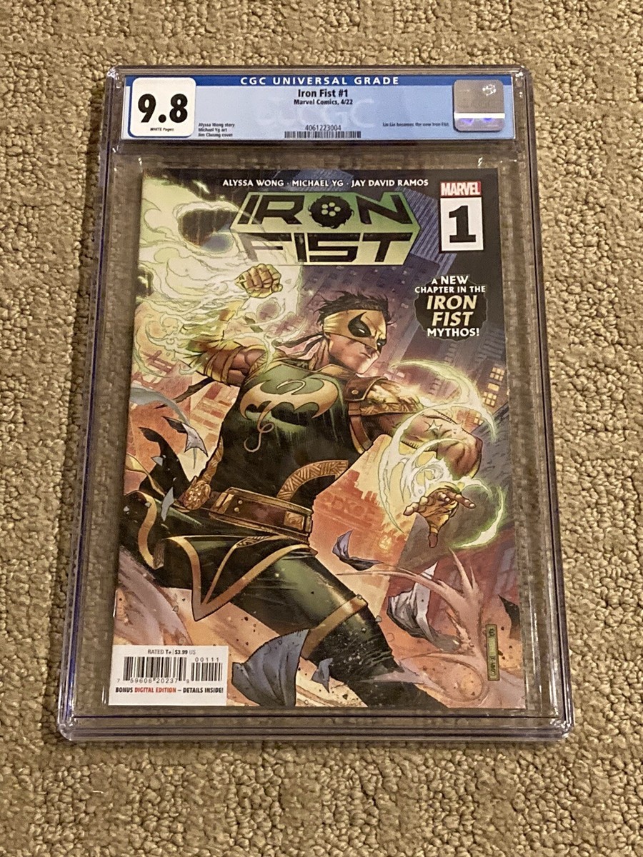 Iron Fist 1 CGC 9.8 White Pages (1st Lin Lie as Iron Fist) | eBay