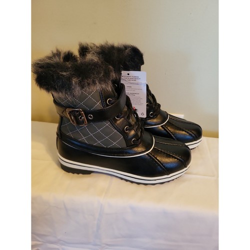 DREAM PAIRS Women's Mid Calf WaterProof Winter Snow Boots Size 5 - Picture 6 of 12