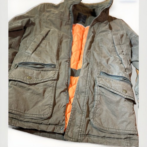VINTAGE Guess Los Angeles Mens XL Hand Wash Jacket Heavy Puffer Quilted VTG - Picture 2 of 7