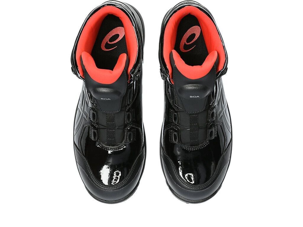 Working Safety Shoes ASICS Winjob CP304 BOA WIDE BLACK RARE