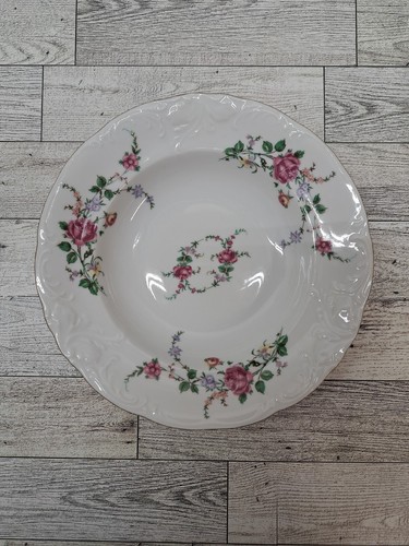 Set Of 6 Royal Kent Collection Poland BAVARIAN ROSE China 8" Round Soup Bowl - Picture 4 of 22