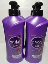 4 SEDAL SMOOTH PERFECT HAIR COMB CREAM LISO PERFECTO  10.1 OZ 100 % ORIGINAL