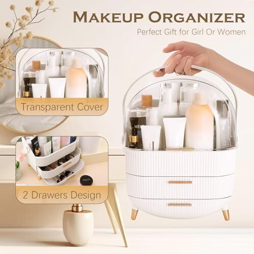 Makeup Organizers and Storage, Make up Organizer for Vanity Cosmetics Skincare O