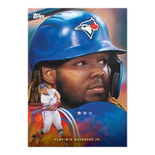 2021 Topps Game Within the Game #11 Vladimir Guerrero Jr by Paul Jennis