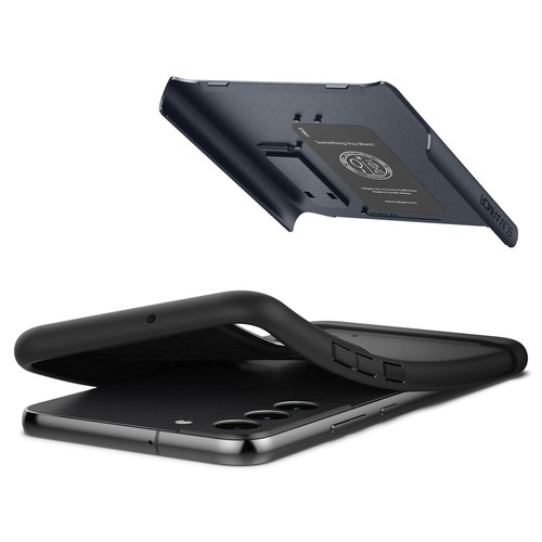 For Galaxy S22 | Spigen Slim Armor Shockproof Kickstand Case - Picture 7 of 8