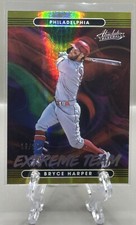 Bryce Harper 2022 Panini Absolute Extreme Team Gold Spectrum 19/25! Phillies