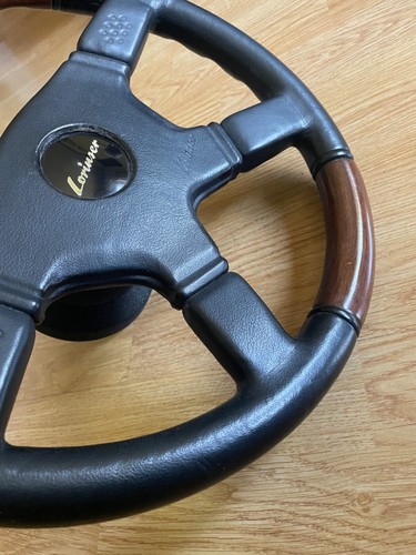 LORINSER WOODGRAIN STEERING WHEEL MOMO RARE MERCEDES-Benz AMG W124 W126 R129 190 - Picture 5 of 12