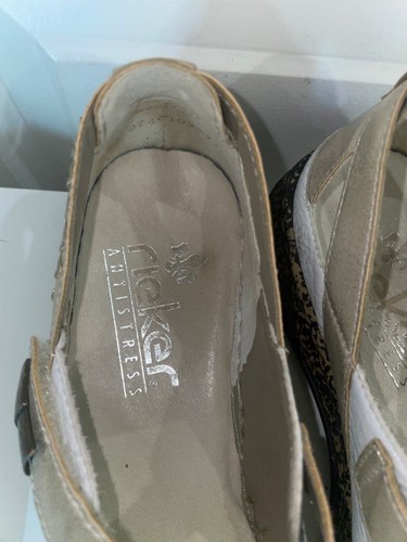 Scarpe Rieker Antistress da donna comfort Mary Jane taglia 39/US 8 vera pelle - Foto 4 di 9