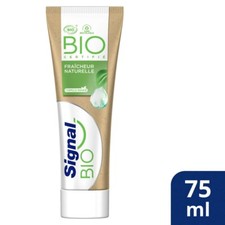 Lot de 3 dentifrices signal BIO fraicheur naturelle (75 ml x 3)