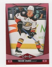 2024-25 O-PEE-CHEE HOCKEY RED BORDER TREVOR ZEGRAS ANAHEIM DUCKS #175