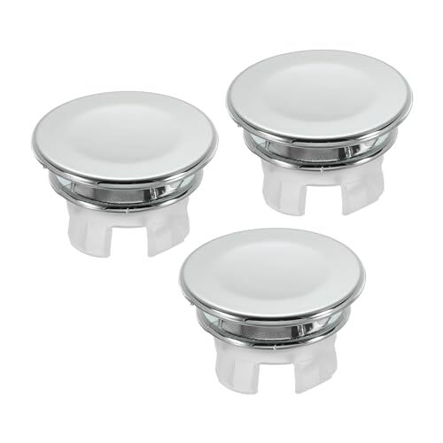 Sink Overflow RingPcs Sink Trim Cover Basin Insert in Hole Round Caps for 3 - Picture 1 of 5