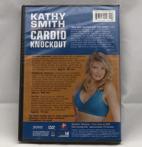 Kathy Smith - Cardio Knockout (DVD, 2006) * NEW SEALED * - Imagen 2 de 2