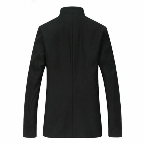 Herren Einreihig Großvater Kragen Jacke Blazer Japanisch Schuluniform Schmal DE - Bild 3 von 6