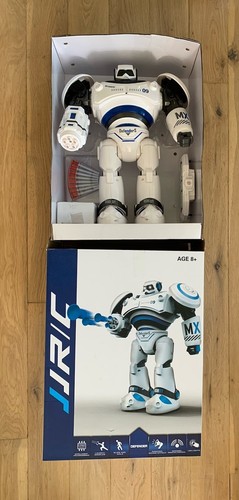 JJRC Defender Remote Control Intelligent Combat Robot White Blue Fully Working - Foto 1 di 17