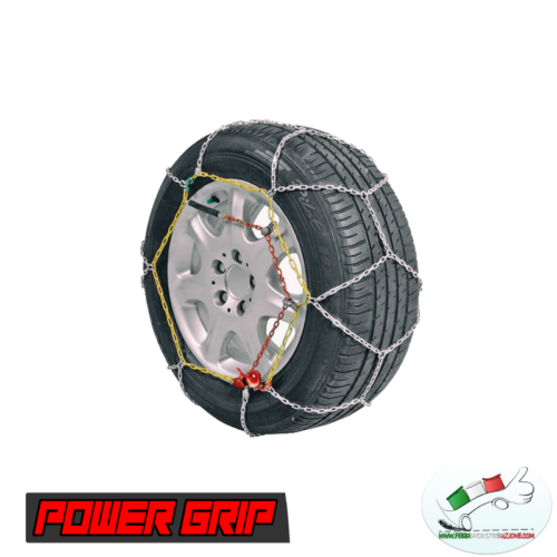 CATENE DA NEVE 9MM 225/45R17 OMOLOGATE CERTIFICATE A NORMA DI LEGGE 2254517 - Foto 4 di 9