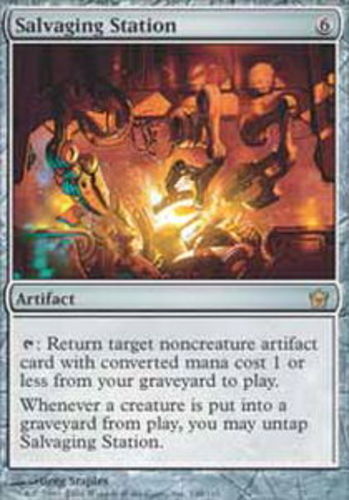Japanese Salvaging Station - Foil ~ Moderately Played Fifth Dawn 5th Foreign Sto - Picture 1 of 1