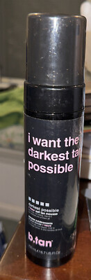 b.tan I Want The Darkest Tan Possible 1 Hour Tan 6.7 fl oz