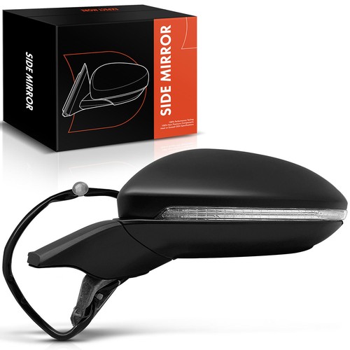 Left Driver Side Black Powered Heated Mirror for Volkswagen Golf GTI 2015-2021 - Picture 10 of 10