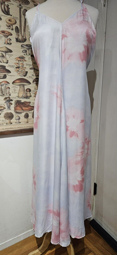 Neu ZARA Tie Dye Maxi Schlupf Kleid Träger ärmellos Größe Small Tie Die - Bild 3 von 6