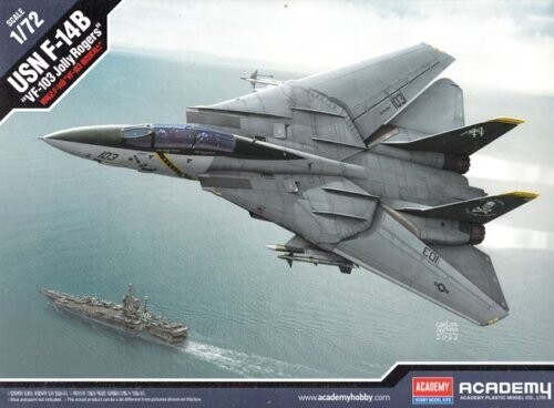 Academy Hobby 12578 USN F-14B VF-103 Jolly Rogers 1/72 - Picture 1 of 1