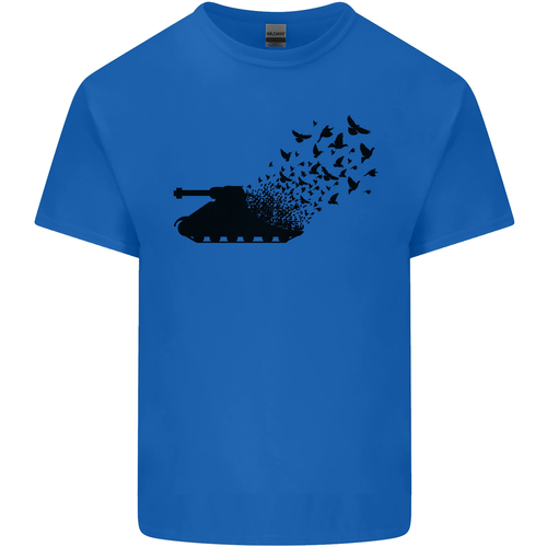Banksy Style Tank and Doves Peace Kids T-Shirt Childrens - Picture 2 of 67