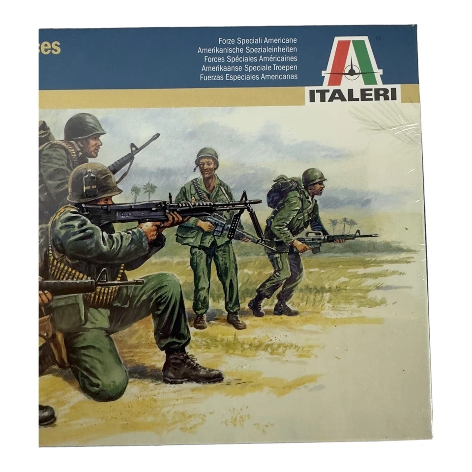 Lote de 2 figuras de las fuerzas especiales estadounidenses Italeri #6078 escala 1:72 - nuevas y selladas Foto 4 de 4